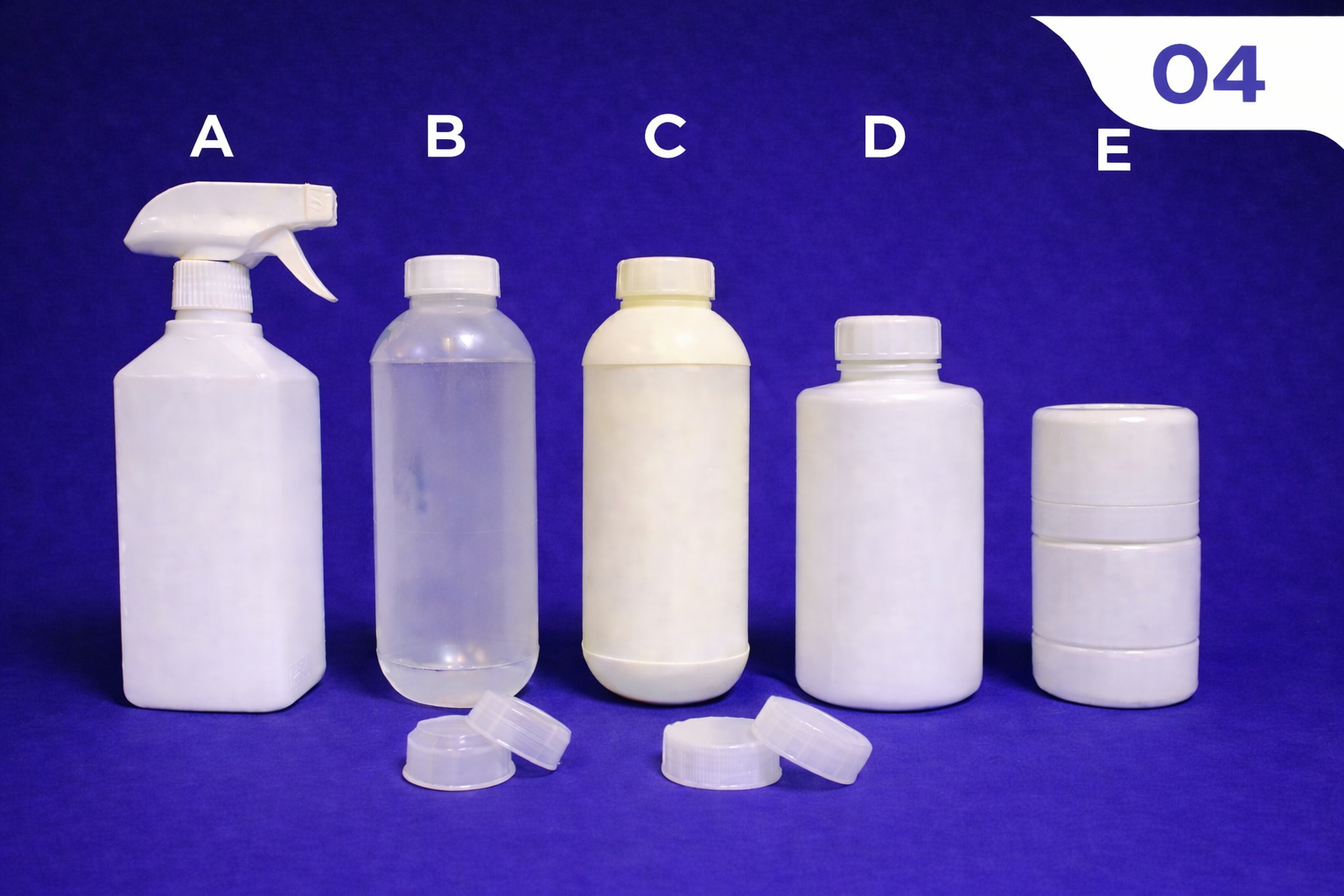 Wide Mouth Rectangular Bottle HDPE